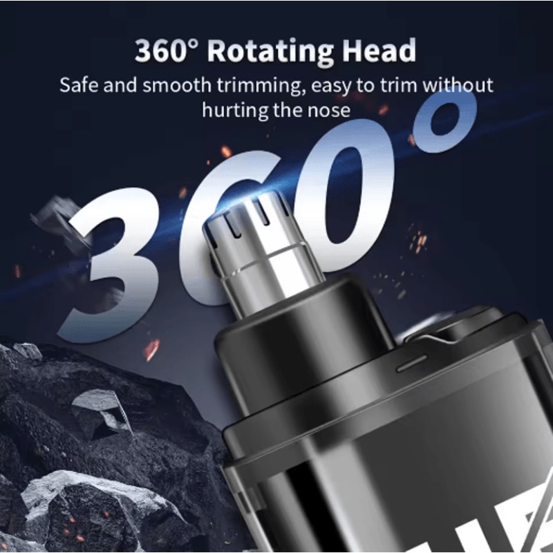 HIENA Electric Nose Hair Trimmer Rechargeable Mini Grooming Trimmer For Nose Ear And Eyebrow 7