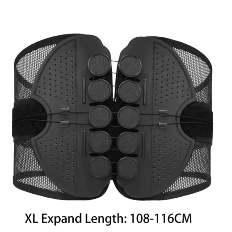 Lumbar Intervertebral Disc Support Breathable Compression Waist Brace With Rope Support 4