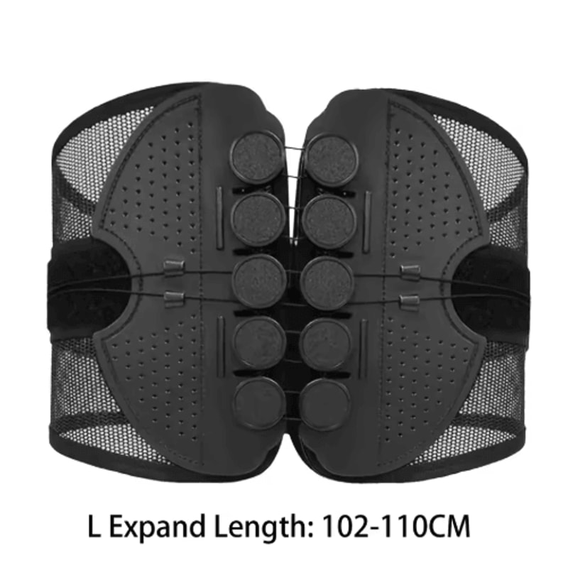 Lumbar Intervertebral Disc Support Breathable Compression Waist Brace With Rope Support 5