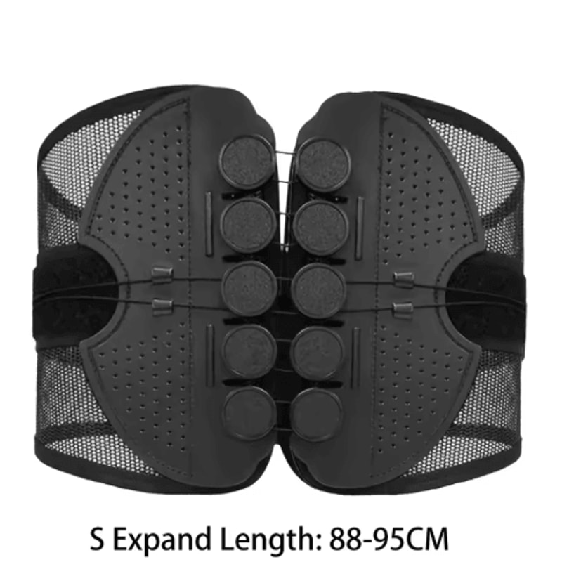 Lumbar Intervertebral Disc Support Breathable Compression Waist Brace With Rope Support 7