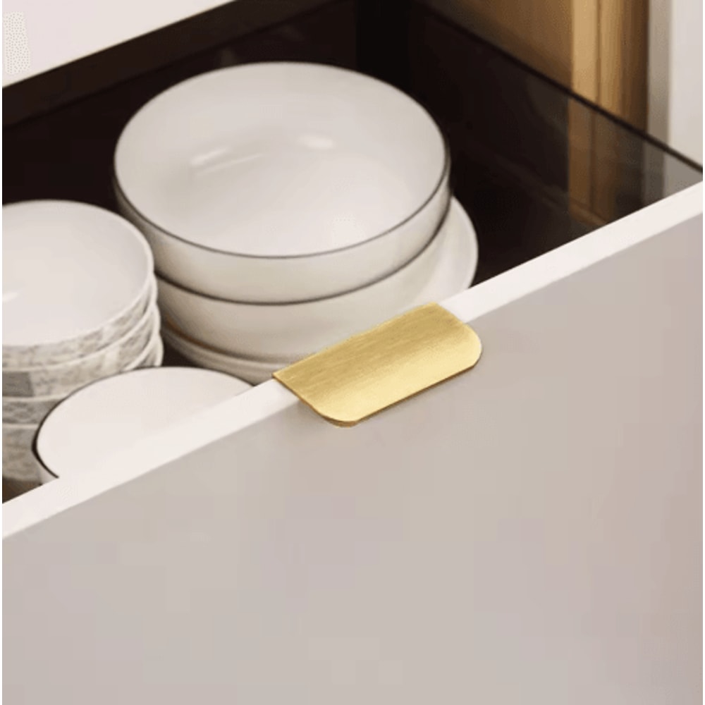 Invisible Flat Cabinet Handles Metal Cabinet Door Pulls And Dresser Knobs 1 5 15 PCS 12