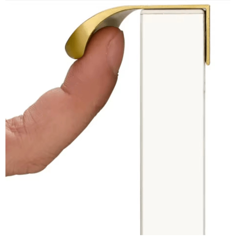 Invisible Flat Cabinet Handles Metal Cabinet Door Pulls And Dresser Knobs 1 5 15 PCS 13