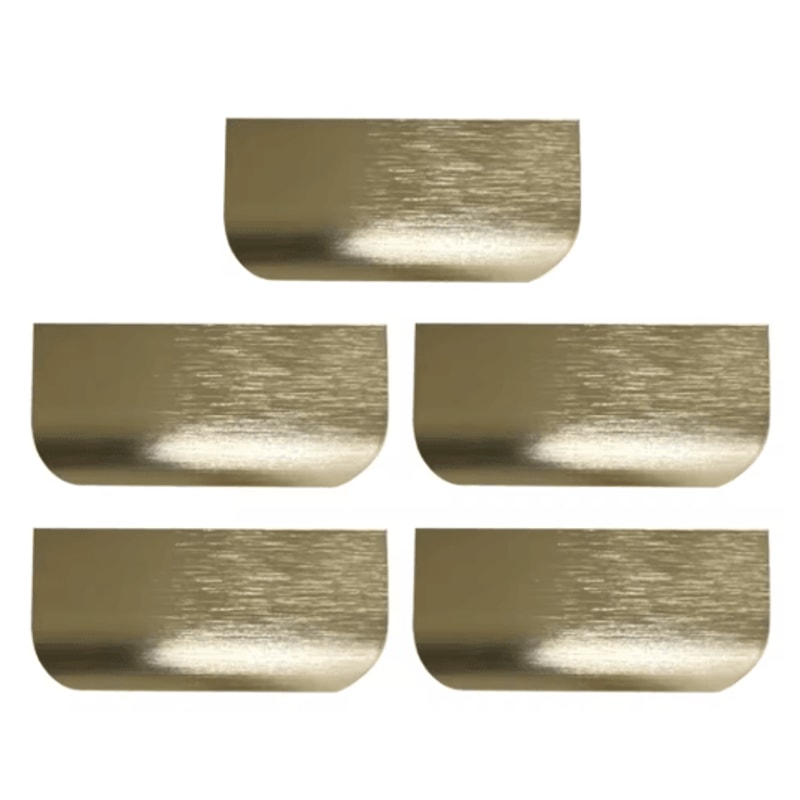 Invisible Flat Cabinet Handles Metal Cabinet Door Pulls And Dresser Knobs 1 5 15 PCS 6