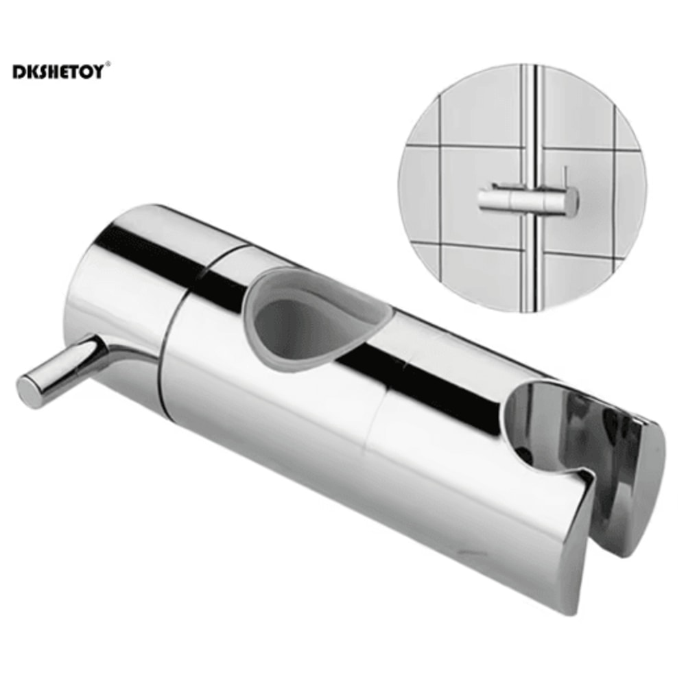 Adjustable Shower Head Holder Clamp 19 25mm Hand Shower Mounting Bracket Arm Adapter 0