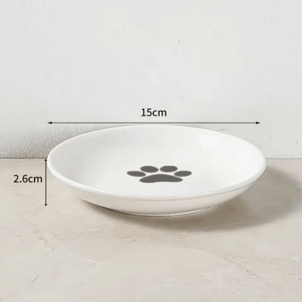 Nordic High Footed Ceramic Pet Bowl Anti Overturning Food And Water Bowl For Cats And Puppies 7