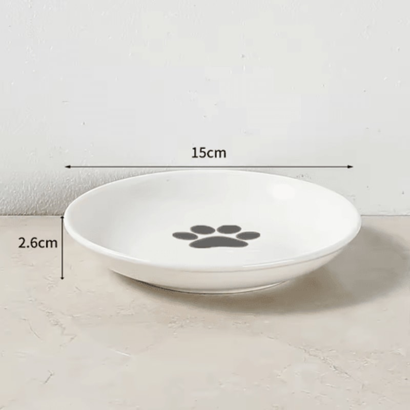 Nordic High Footed Ceramic Pet Bowl Anti Overturning Food And Water Bowl For Cats And Puppies 7