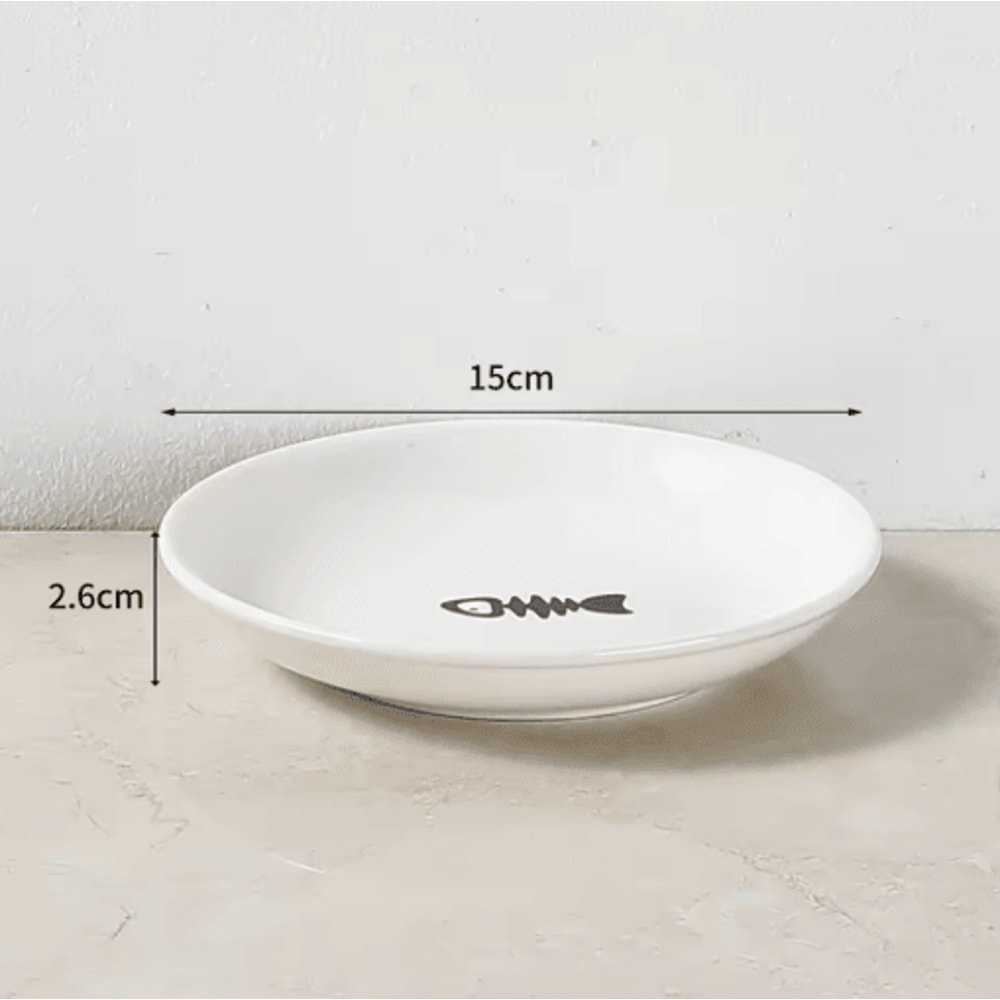 Nordic High Footed Ceramic Pet Bowl Anti Overturning Food And Water Bowl For Cats And Puppies 8