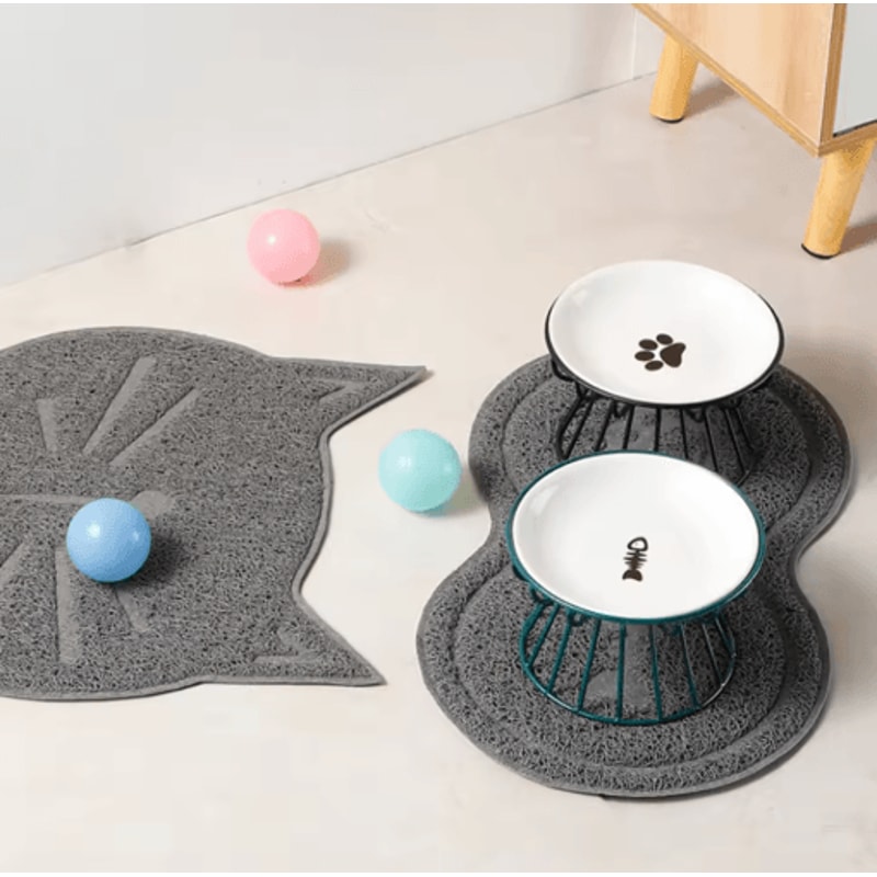 Nordic High Footed Ceramic Pet Bowl Anti Overturning Food And Water Bowl For Cats And Puppies 10