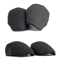 British Retro Beret Hat For Men Thick Warm Woolen Newsboy Cap For Winter Casual Wear 7