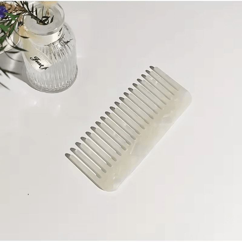 Colorful Wide Tooth Mini Comb Acetic Acid Hair Comb For Curly Thick And Wet Hair 4