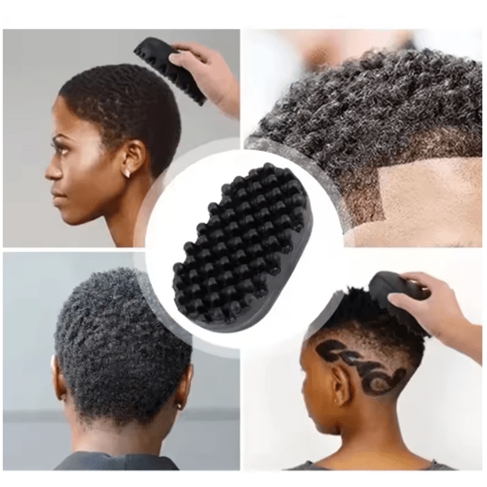 Professional Curly Hair Sponge Twist Brush Magic Coil And Dreadlock Styling Tool For Afro Hair 4