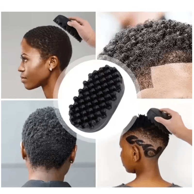 Professional Curly Hair Sponge Twist Brush Magic Coil And Dreadlock Styling Tool For Afro Hair 4