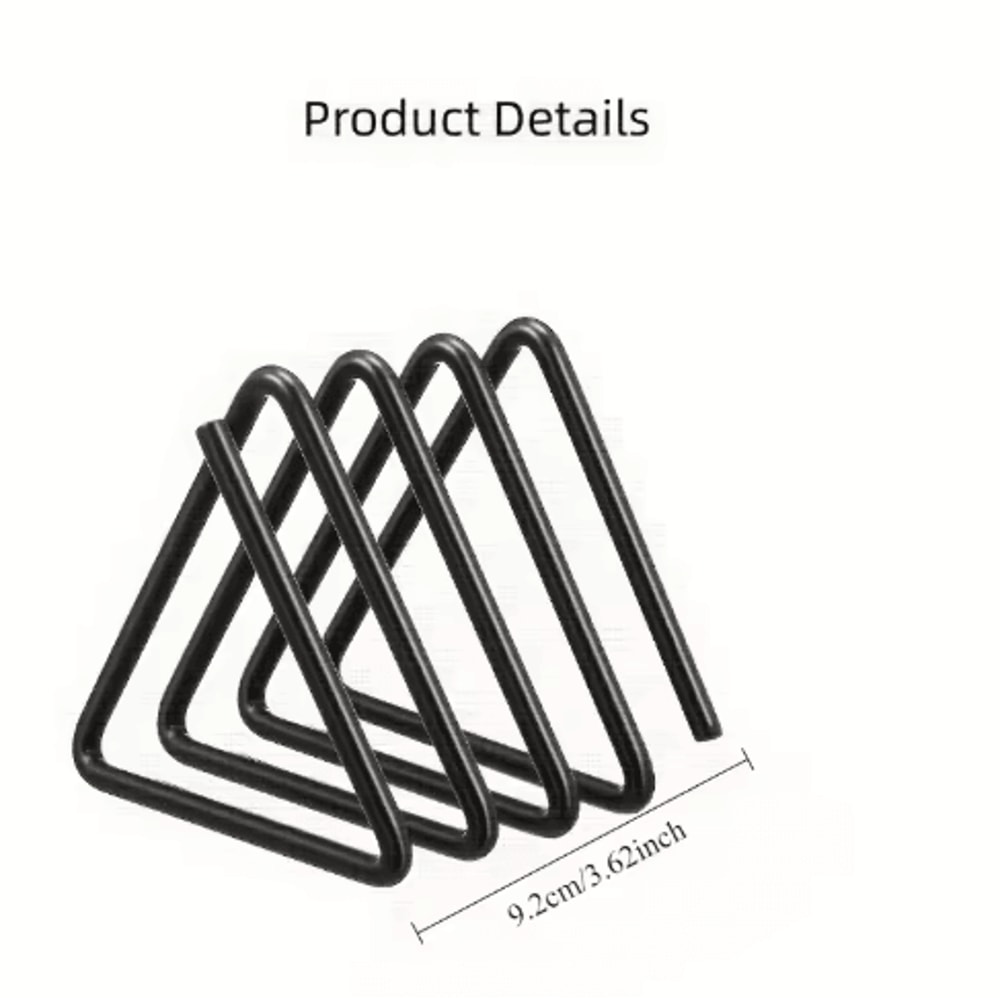 4 Slot Metal Cutting Board Storage Rack Space Saving Kitchen Countertop Organizer 4