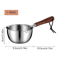 Stainless Steel Milk Pot Mini Hot Oil And Butter Melting Pan 150ml 300m 2