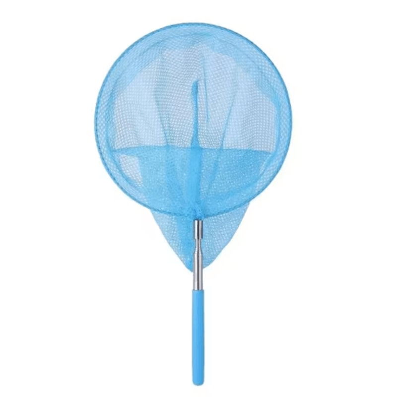 Stainless Steel Telescopic Fishing Dip Net Colorful Butterfly Net For Kids 2