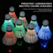 4PCS LED Badminton Shuttlecocks Light Up Glow Badminton Birdies For Indoor And Outdoor Play 0