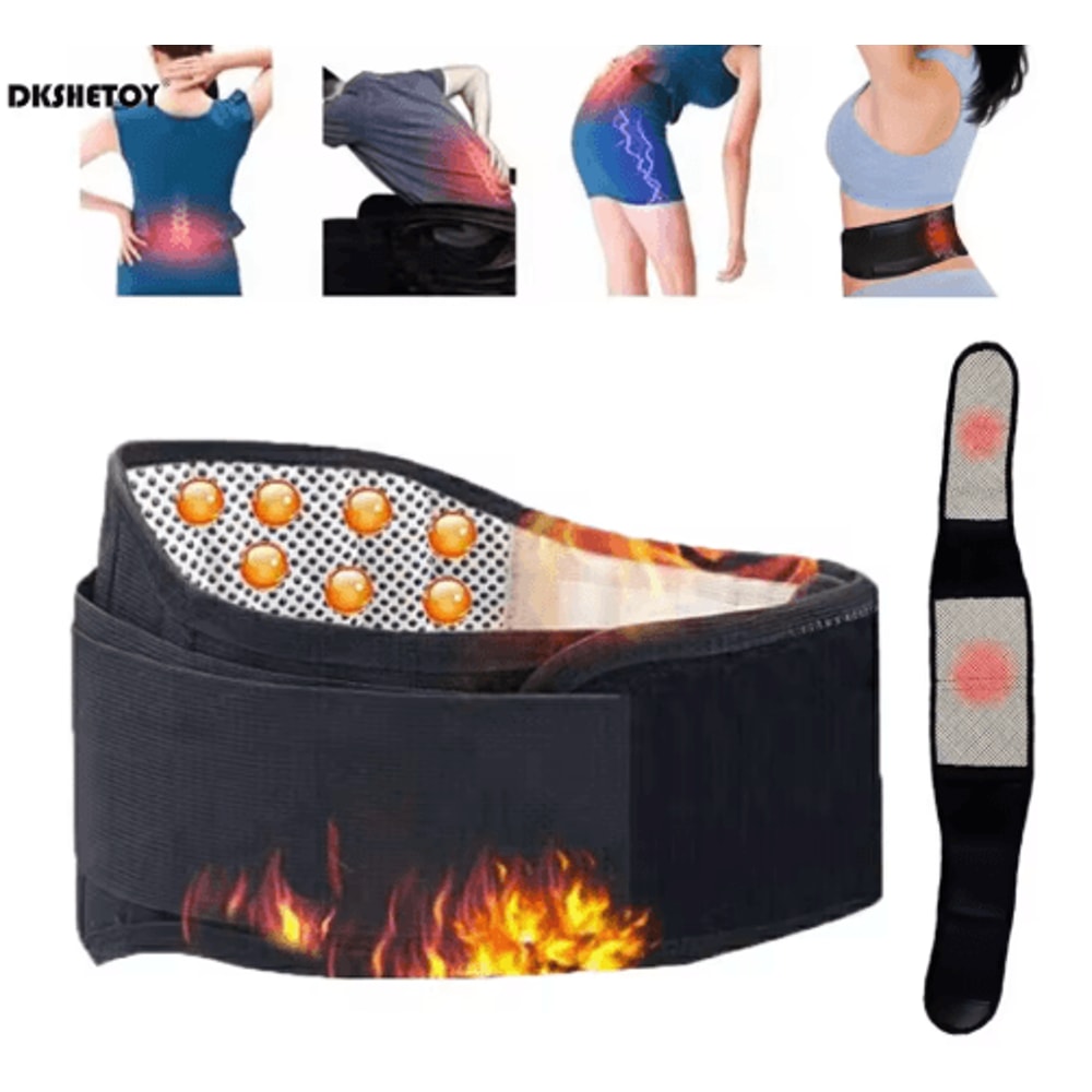 Self Heating Warm Waist Belt Adjustable Lower Back Support And Protective Waist Wrap 3
