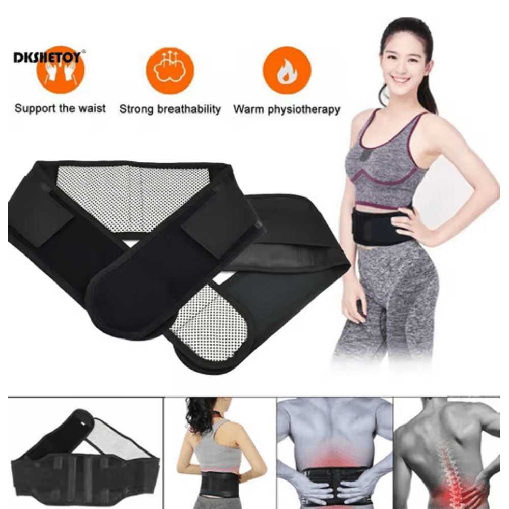 Self Heating Warm Waist Belt Adjustable Lower Back Support And Protective Waist Wrap 5