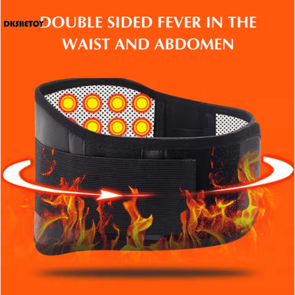 Self Heating Warm Waist Belt Adjustable Lower Back Support And Protective Waist Wrap 0