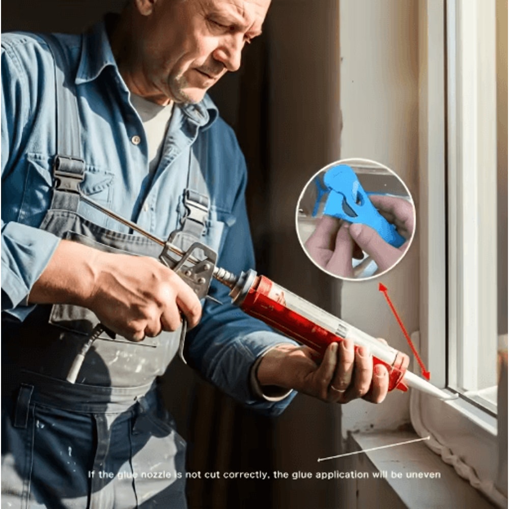 Heavy Duty Manual Glue Nozzle Trimmer All In One Adjustable Adhesive Tip Cutter With Blade 5