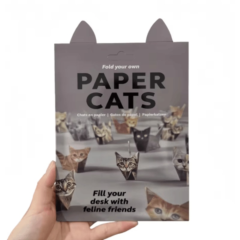 Paper Cats Origami Kit Fold Your Own Cute Cats DIY Paper Craft Set For Home Decor 2