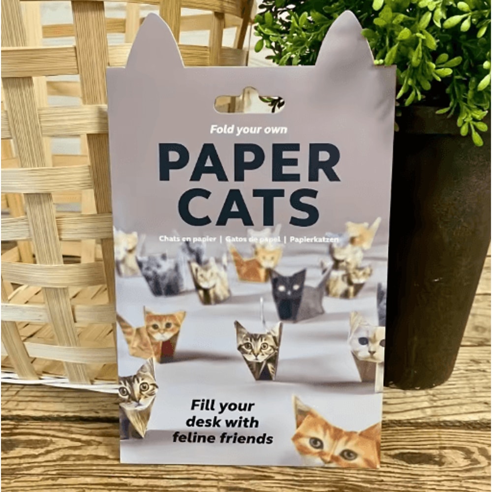 Paper Cats Origami Kit Fold Your Own Cute Cats DIY Paper Craft Set For Home Decor 5