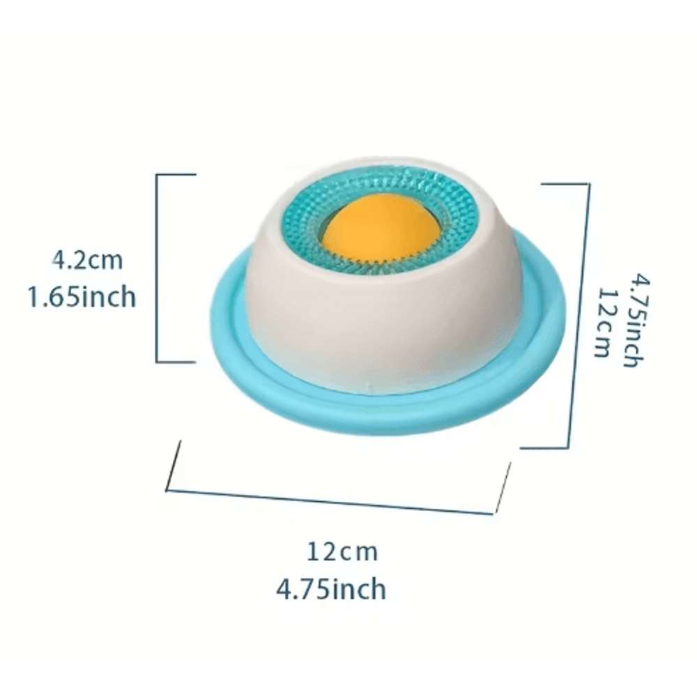 Slow Feeder Licking Plate For Cats And Dogs Non Slip Snack And Wet Food Dispenser 2