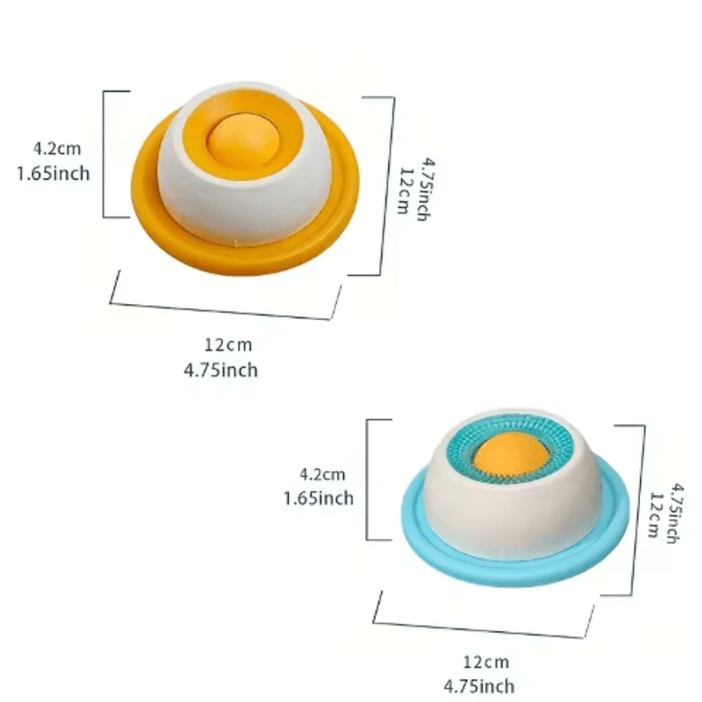 Slow Feeder Licking Plate For Cats And Dogs Non Slip Snack And Wet Food Dispenser 5