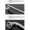 Stainless Steel Towel Grab Bar Anti Skid Wall Handle With Secure Grip 50 Cm 5