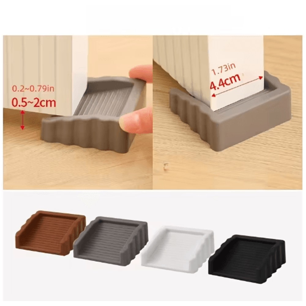 Creative Windproof Door Stopper Matte Plastic Door Wedge Safety Blocker 8