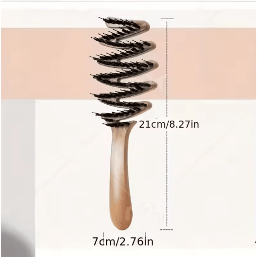 Anti Static Scalp Massage Brush Soft Ergonomic Hair Brush For Smooth Voluminous Hair 2