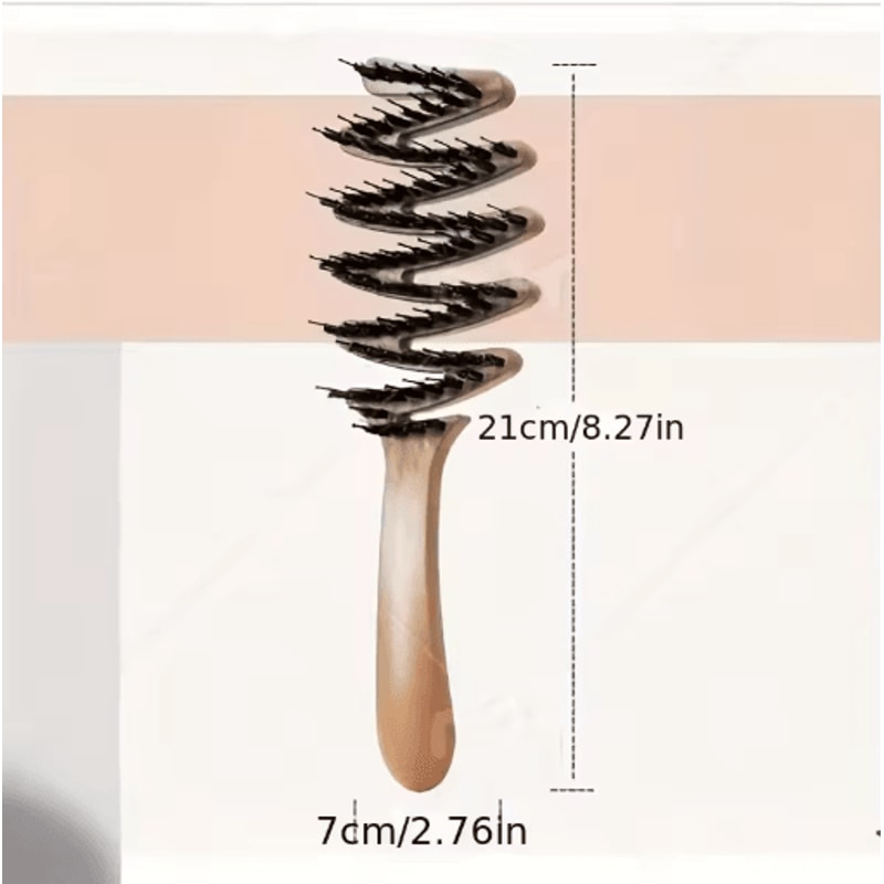 Anti Static Scalp Massage Brush Soft Ergonomic Hair Brush For Smooth Voluminous Hair 2