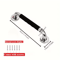 304 Stainless Steel Shower Handle Non Slip Silicone Grip Safety Grab Bar 3