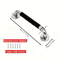 304 Stainless Steel Shower Handle Non Slip Silicone Grip Safety Grab Bar 6
