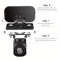 Rearview Camera Mount For SUV And Automobiles Lightweight 180 Adjustable Bracket With Self Adhesive 4