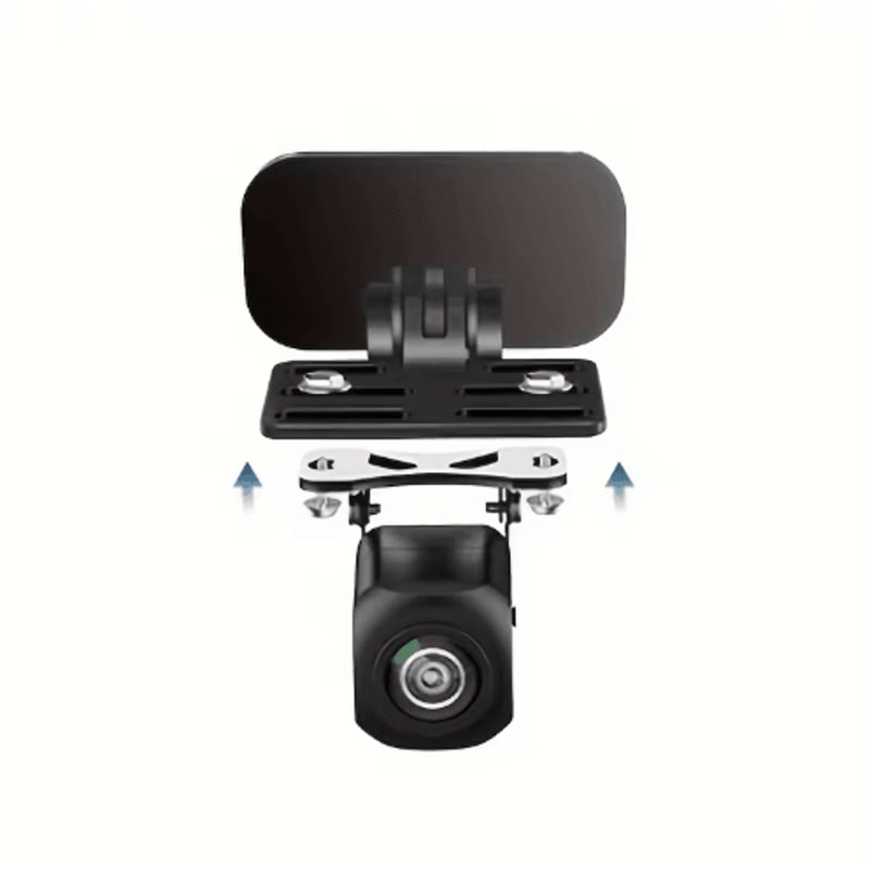 Rearview Camera Mount For SUV And Automobiles Lightweight 180 Adjustable Bracket With Self Adhesive 6