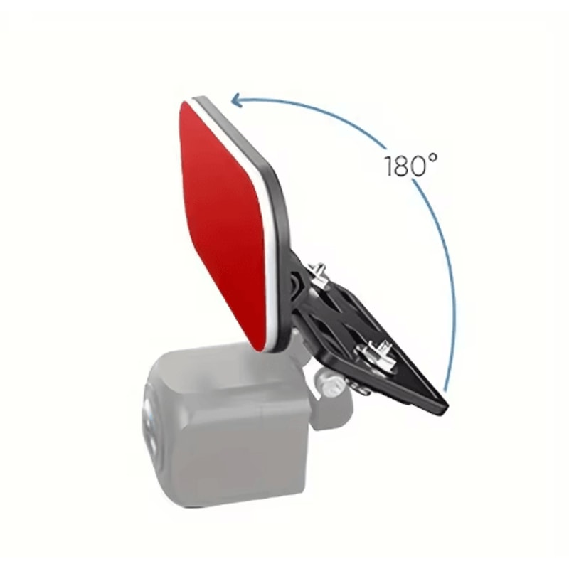 Rearview Camera Mount For SUV And Automobiles Lightweight 180 Adjustable Bracket With Self Adhesive 7