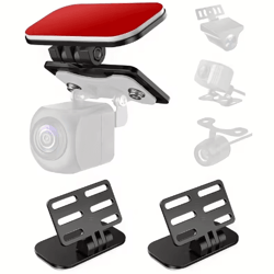 rearview camera mount for suv and automobiles lightweight 180° adjustable bracket with self adhesive install