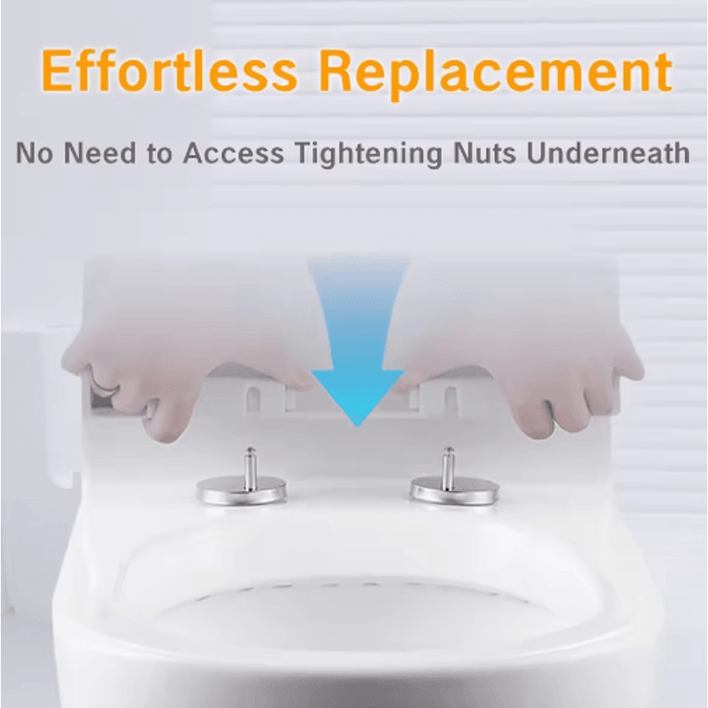 Universal Toilet Seat Bolts And Screws Set Quick Release Hinge Fixings 2PCS 14to 16mm 2