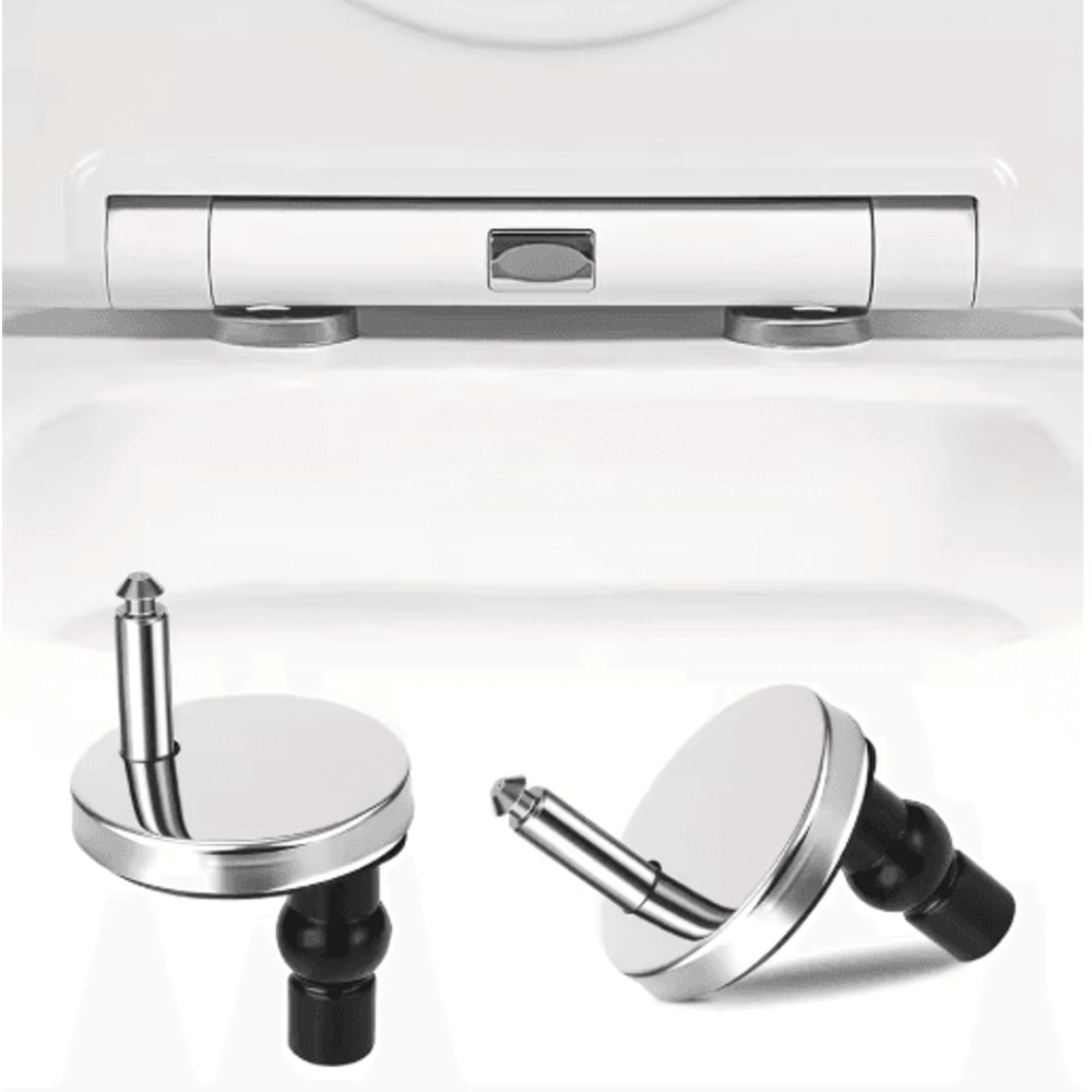 Universal Toilet Seat Bolts And Screws Set Quick Release Hinge Fixings 2PCS 14to 16mm 4