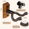 Zebra Wood Guitar Wall Mount Rotating Hook Guitar Hanger For All Guitar Sizes 5