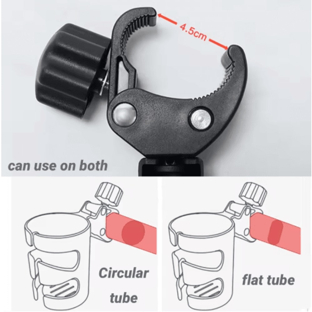 Universal Baby Stroller Cup Holder Bottle And Beverage Holder For Strollers And Childrens Bicycles 3