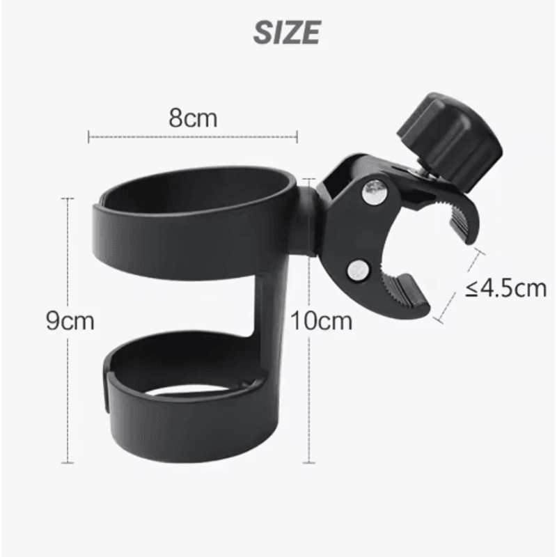 Universal Baby Stroller Cup Holder Bottle And Beverage Holder For Strollers And Childrens Bicycles 4