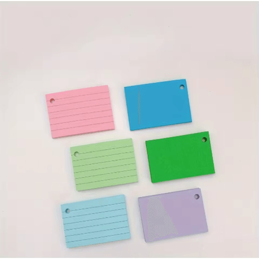 500 Sheet Lined Colored Index Cards With Rings Ruled Flashcards For Study And School Notes 3