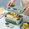 1300ML Compartment Bento Lunch Box Portable Microwave Food Container With Fork And Spoon 7