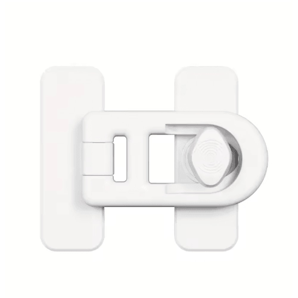 Easy Install Fridge And Freezer Door Lock No Drill Rotating Safety Lock For Home Use 2