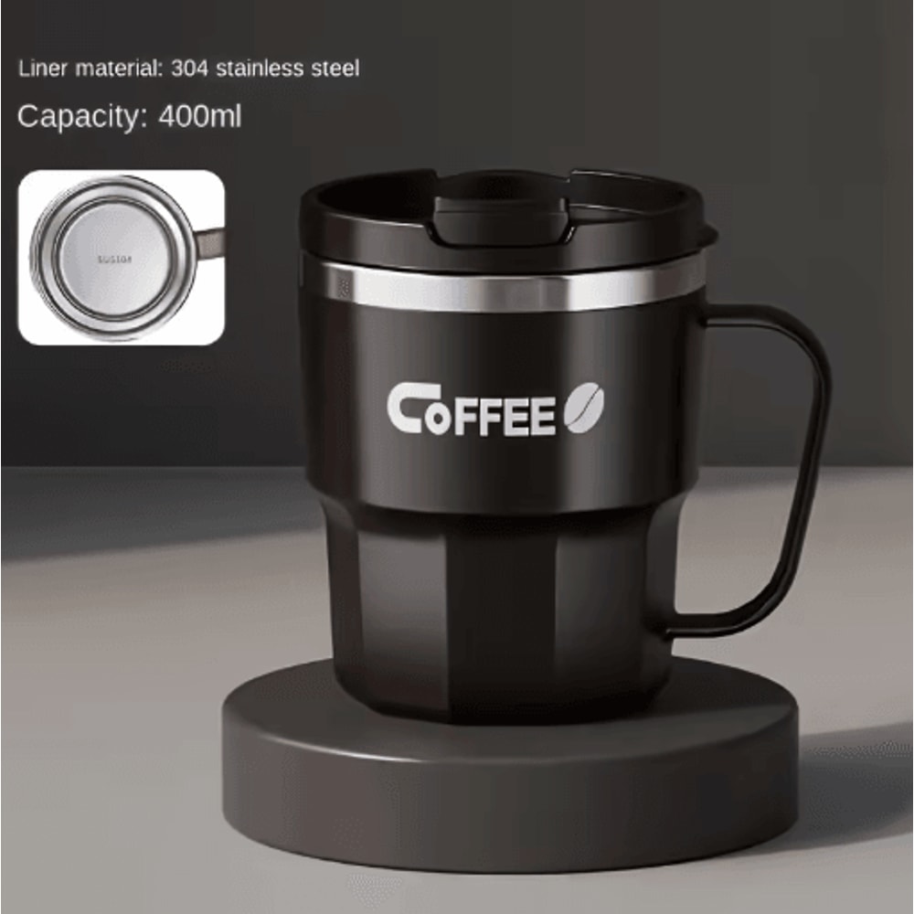 Insulated Stainless Steel Cup 304 Steel Anti Drop Mug With Lid For Home Office And Dorm 3