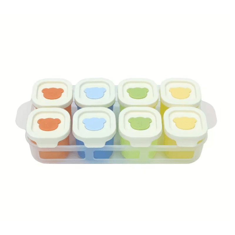 9pcs Silicone Food Storage Containers With Lids Reusable Leak Proof Snack And Meal Prep Set 1