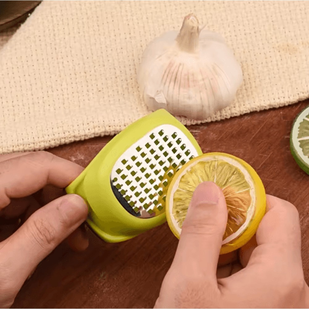 Stainless Steel 4in1 Manual Grater And Slicer Compact Zester And Shredder For Kitchen Prep 3