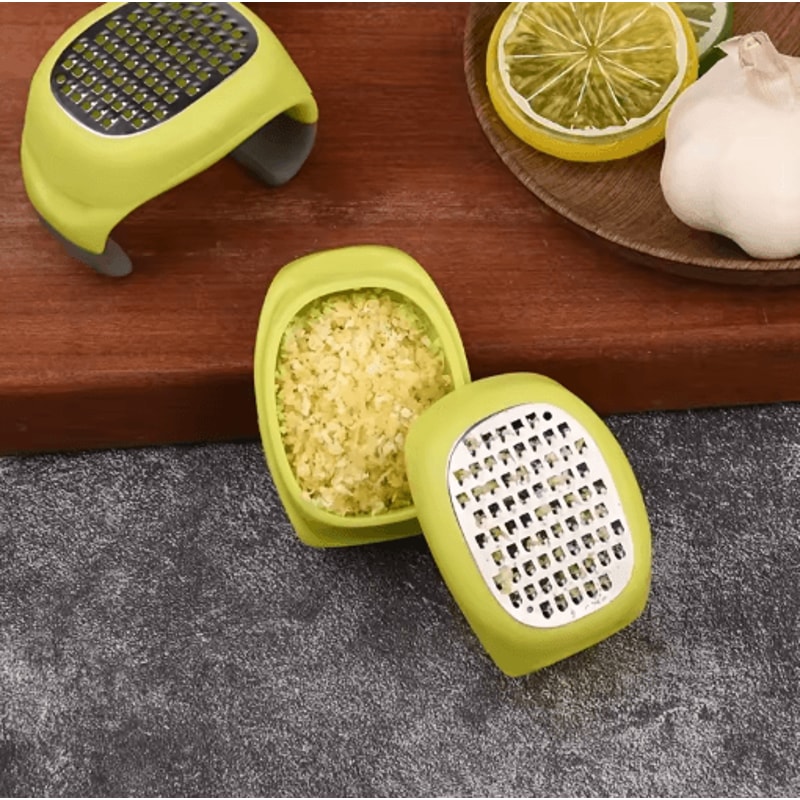 Stainless Steel 4in1 Manual Grater And Slicer Compact Zester And Shredder For Kitchen Prep 6